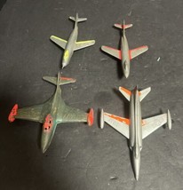 Plasticville Renwal V-10 Jet Planes Aircraft O O27 Lot Of 4 Train Vintage - £34.90 GBP