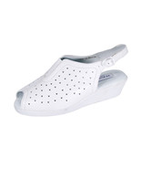 24 HOUR COMFORT Cassie Women&#39;s Wide Width Floral Cut Upper Leather Wedge... - $44.95
