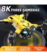 8K Dual Camera Long-Endurance Drone with Optical Flow Positioning, One-Key - $1,226.65 MXN