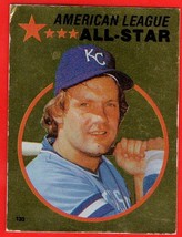 1982 Topps #133 George Brett HOF baseball sticker - £0.00 GBP