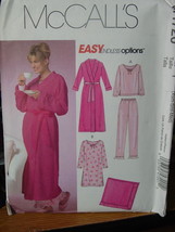 Sewing Pattern Easy Sleepwear Robe Pajamas, Nightgown, Blanket UNCUT - $4.99