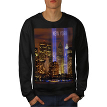 Wellcoda New York City Life Mens Sweatshirt, Urban Art Casual Pullover Jumper - £24.11 GBP+
