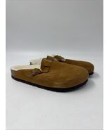 Birkenstock Boston Clogs Shearling Suede Leather Mink 1001140 Mens Size ... - €120,48 EUR