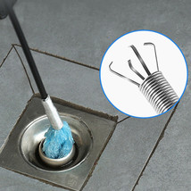 5 Feet Kitchen Sewer Dredging Device Spring Pipe Sink Cleaning Hook Tools - £15.13 GBP