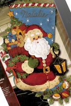 DIY Bucilla Christmas Joy Santas Delivery Toys Holiday Felt Stocking Kit... - $92.95
