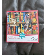 The Cats Of Charles Wysocki &quot;Frederick The Literate&quot; 750 Piece Puzzle Be... - £26.13 GBP