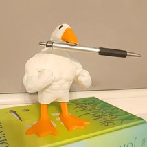 Creative Resin Muscle Duck Statue Magnetic, Tabletop Funny Decoration - £19.17 GBP