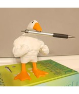 Creative Resin Muscle Duck Statue Magnetic, Tabletop Funny Decoration - £19.01 GBP