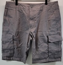 AR) Goodfellow &amp; Co. Men&#39;s Gray Cargo Shorts Size 36 - £9.43 GBP
