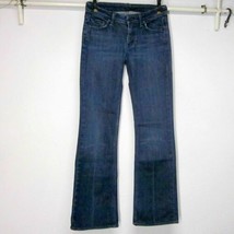 7 For All Mankind Womens &quot;FLYNT&quot; Dark Wash Blue Jeans Boot Cut (25) L30 USA - $20.01