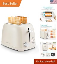 Stylish Stainless Steel Toaster with LED Display &amp; Convenient Toasting F... - $1,400.96 MXN