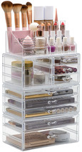 4-Piece Cosmetic and Makeup Organizer - X-Large, 9 Drawers, 16 Compartment Slots - £56.18 GBP