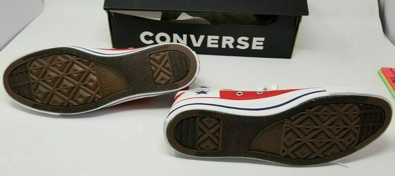Converse All Star Chuck Taylor High Top Canvas Stars & Stripes Men 8 USA NEW Box Item image 5