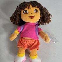 Ty Beanie Babies Baby Dora the Explorer W/Backpack Stuffed Animal 2005 7... - $12.95