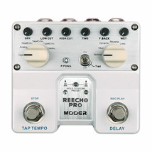Mooer ReEcho Pro Stereo Digital Delay Guitar Effects Pedal Re-Echo New - £73.92 GBP