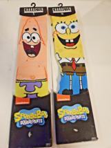 SpongeBob Patrick Nickelodeon Socks  Brand New With Tags 10-13 new 2 pair - £11.62 GBP