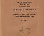 Geologic Map: Yeager Creek Quadrangle, Texas - $12.89