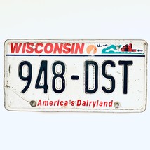  United States Wisconsin Dairyland Passenger License Plate 948-DST - £13.13 GBP