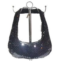 Explosion Style Silver    Designer Bag Women&#39;s High-quality Texture Sequins Cres - £77.88 GBP