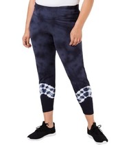 allbrand365 designer Womens Plus Size Tie Dyed Leggings size 2X Color Indigo - £35.79 GBP