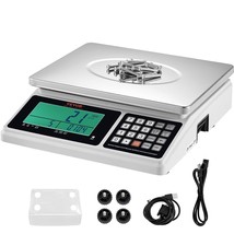 VEVOR Industrial Counting Scale, 30 kg x 1 g, Digital Scale for Parts and Coins, - £84.87 GBP