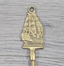 Vintage / Antique Ship Brass English Toasting Fork - 19.75 Inches Long - £14.21 GBP