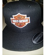 Biker logo on a Snapback black ball cap - $15.00