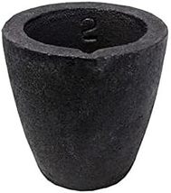 #2-4Kg Clay Graphite Crucibles Premium Black Foundry Cup Furnace Torch Melting C - £13.62 GBP