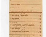 Hotel Meridien Room Service Menu French and English 1984 - $17.89