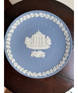 Vintage Wedgwood Blue Jasperware TATE GALLERY 1985 Christmas Plate 8” - $16.73 CAD