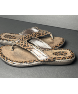 BOC  Born Concept C47252 Women Leopard Print Thong Sandal Shoe Size 9 - $319.29 MXN