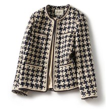 High-quality Temperament Ladies Style Tweed Short Jacket Women Women 2021 Autumn - £41.88 GBP