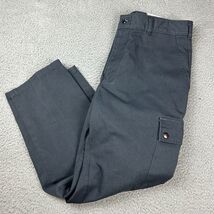 Wearguard Mens Gray Cargo Uniform Pants Size 34-30 Actual Pockets - €13,77 EUR