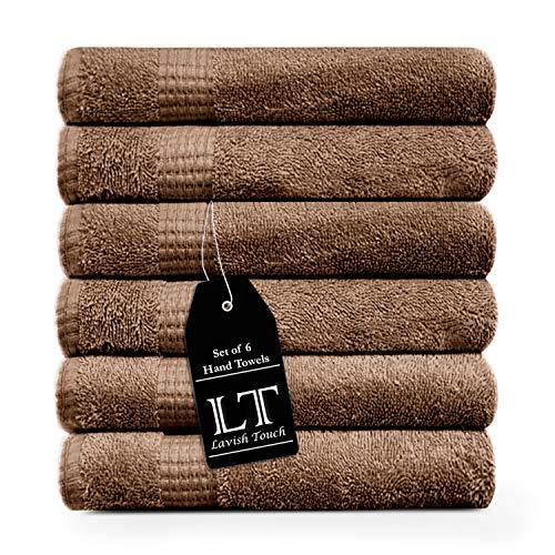 Primary image for Lavish Touch Hand Towels | Soft, Highly Absorbent | Luxury, Spa Quality Hand Tow