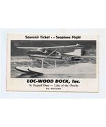 Loc-Wood Dock Souvenir Ticket Seaplane Flight Bagnell Dam Lake of the Oz... - $15.84