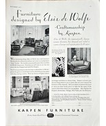 KARPEN FURNITURE - 1931 Vintage Print Ad - Designed by Elsie de Wolfe - ... - $12.90