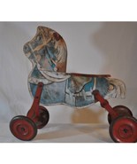 VTG Wheeled Riding Horse Toy - $1,413.68 MXN
