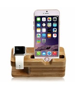 Apple Watch Stand, Hapurs iWatch Bamboo Wood Charging Dock  FREE SHIPPING - £51.45 GBP