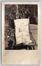 RPPC Little Baby Sun Bathing Portrait Postcard I22 - £3.95 GBP