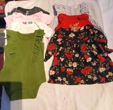 Baby 0-3 Month  4-One Piece, 3 Dresses, Mix Brand Pre-worn # 23 - £11.95 GBP