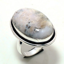 Red Moss Agate Gemstone Handmade Fashion Ethnic Ring Jewelry 5.75&quot; SA 5646 - £4.14 GBP