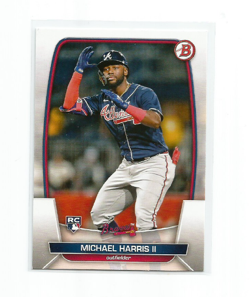 Primary image for MICHAEL HARRIS II (Atlanta Braves) 2023 BOWMAN ROOKIE CARD #76