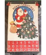 Bucilla SANTA&#39;S TREE &amp; Ornaments Felt Christmas Advent Calendar Kit 82476 - £101.10 GBP