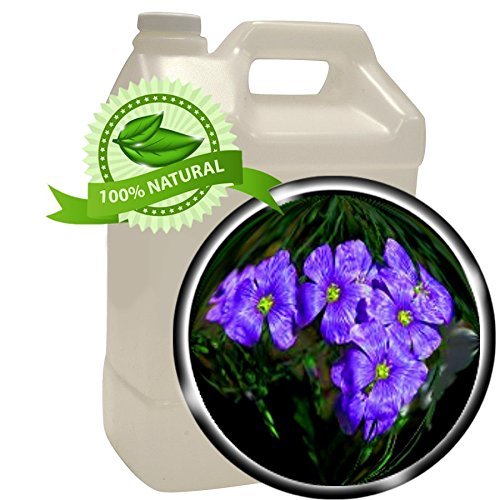 Flax Seed Oil - 128 oz (1 gallon) - Virgin, Cold-pressed - Skin Nutrients, EFAs