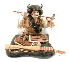 Signed Prayer for the Buffalo Porcelain Doll Carol Theroux Artist&#39;s Edition - £28.77 GBP