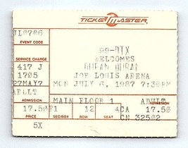 Duran Concert Ticket Stub Juillet 6 1987 Detroit Michigan - £27.65 GBP