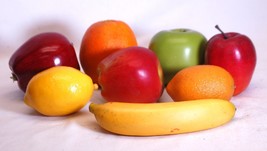 Realistic Mixed Faux Fruit Prop Artificial Kitchen Decor Lot of 8 a - £21.69 GBP