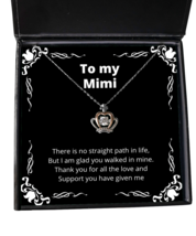 To my Mimi, No straight path in life - Crown Pendant Necklace. Model 64042  - $39.95
