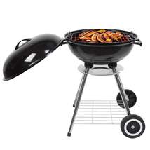 18 Inch Apple Charcoal Stove BBQ Grill For Outdoor Cooking - £53.28 GBP