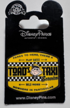 Disney Mr Toad&#39;s Wild Ride Taxi Service Fares To Here There Pin - $13.85